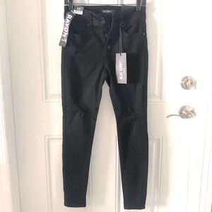 Blue Savvy High Rise Women Jean In Black